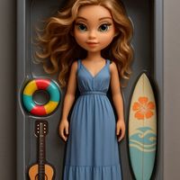 ИИ фигурка по фото | Кукла Bratz