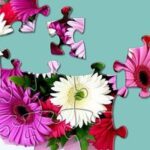 Relax puzzles. Flowers